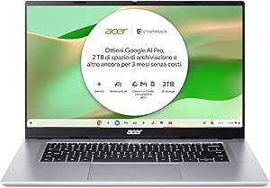 Acer Chromebook 315 — Scheda Tecnica Completa 2026