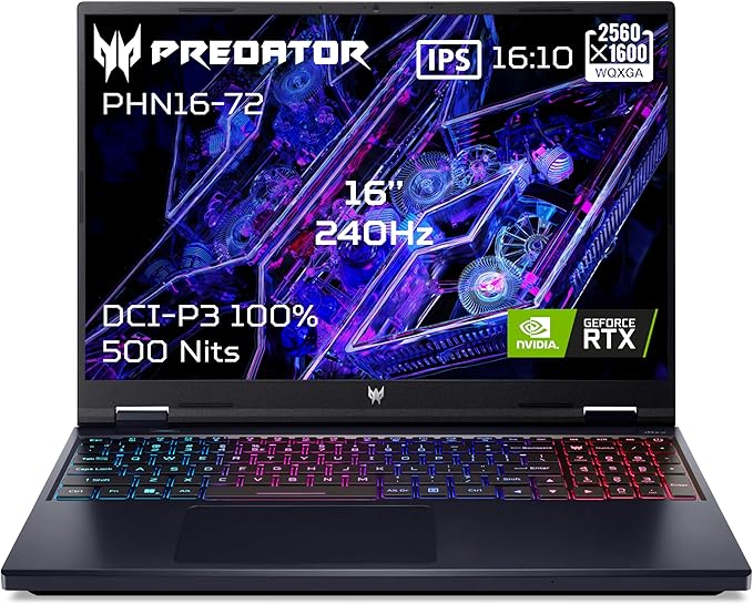 Acer Predator Helios 16 — Scheda Tecnica Completa 2026