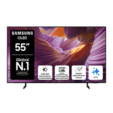 Samsung QE55S85FAUXZT — Scheda Tecnica Completa 2026