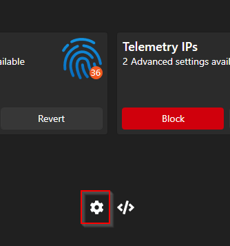 Windows telemetria privacy update ripristino