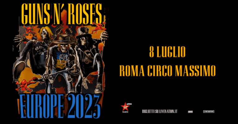 I Guns 'N Roses dal vivo al Circo Massimo