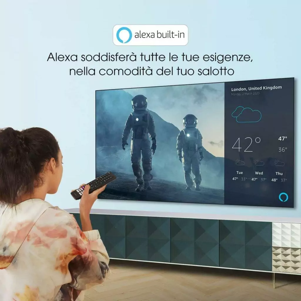 Hisense 32" 32A4FG LED Sintonizzatore Digitale Terrestre T2 Satellitare S2 HEVC 10 offerta smart tv