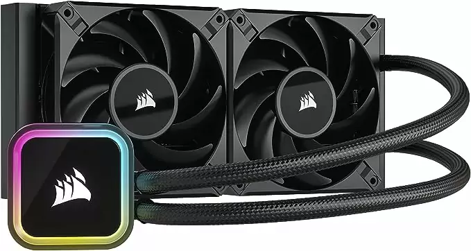 Hackintosh Hardware macos Apple:Corsair iCUE H100i RGB ELITE Sistema di raffreddamento a liquido per CPU (16 LED RGB dinamici, Ventole AF ELITE Series FDB da 120 mm, Radiatore da 240 mm, Socket LGA 1700, 1200, 115X, 2066 e AM4) Nero
