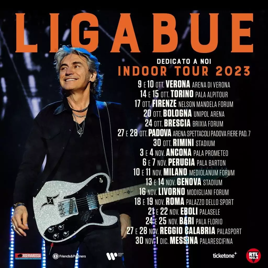 Ligabue Indoor Tour 2023