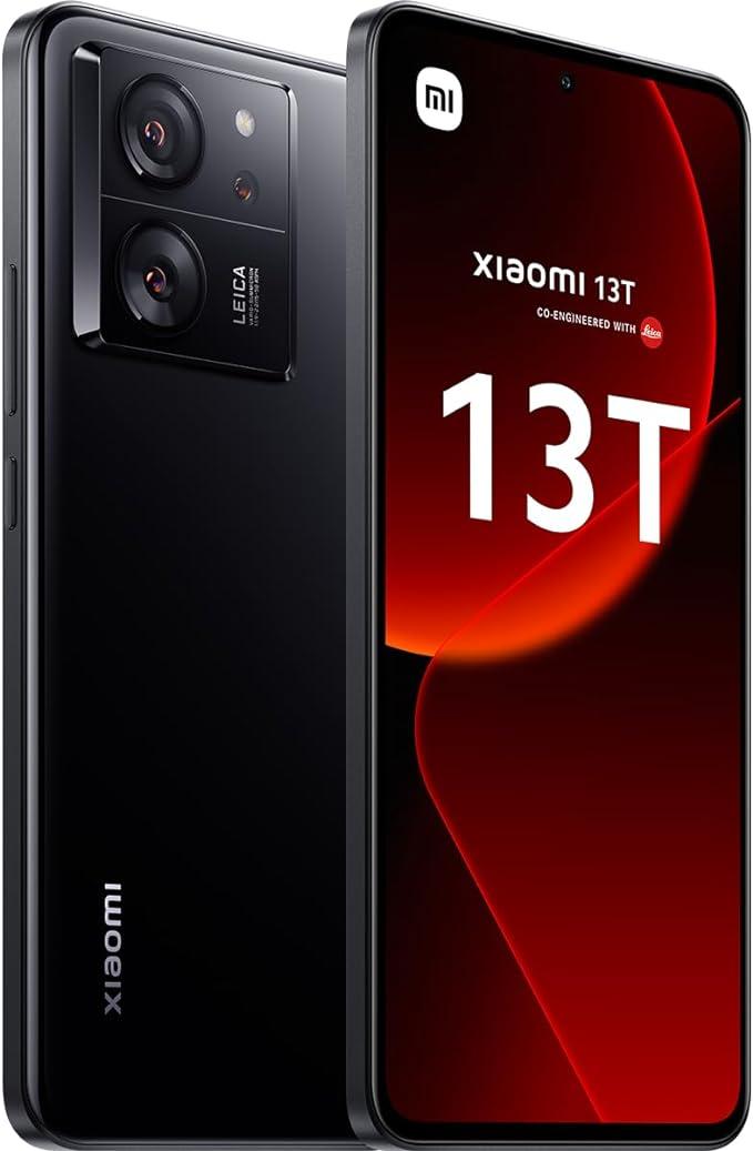 Xiaomi 13T -144Hz AMOLED, 5000mAh 67W, Leica camera, 8+256GB, Black
