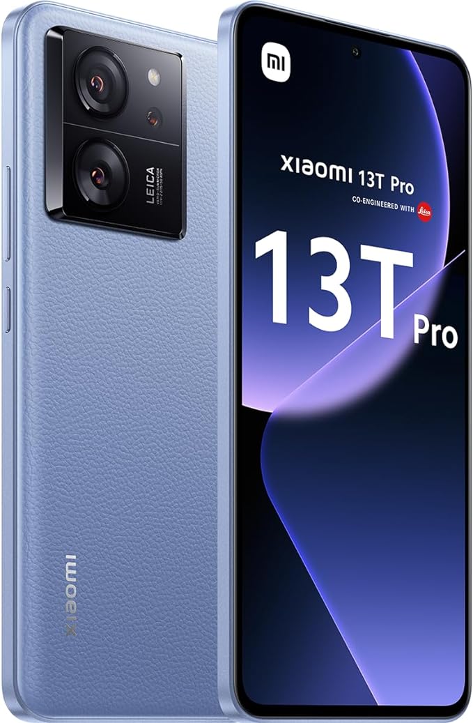 Xiaomi 13T Pro-144Hz CrystalRes AMOLED, 5000mAh 120W, Leica camera, 12+512GB, Alpine Blue
