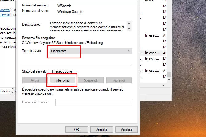 Indicizzazione Spotlight MAC Windows