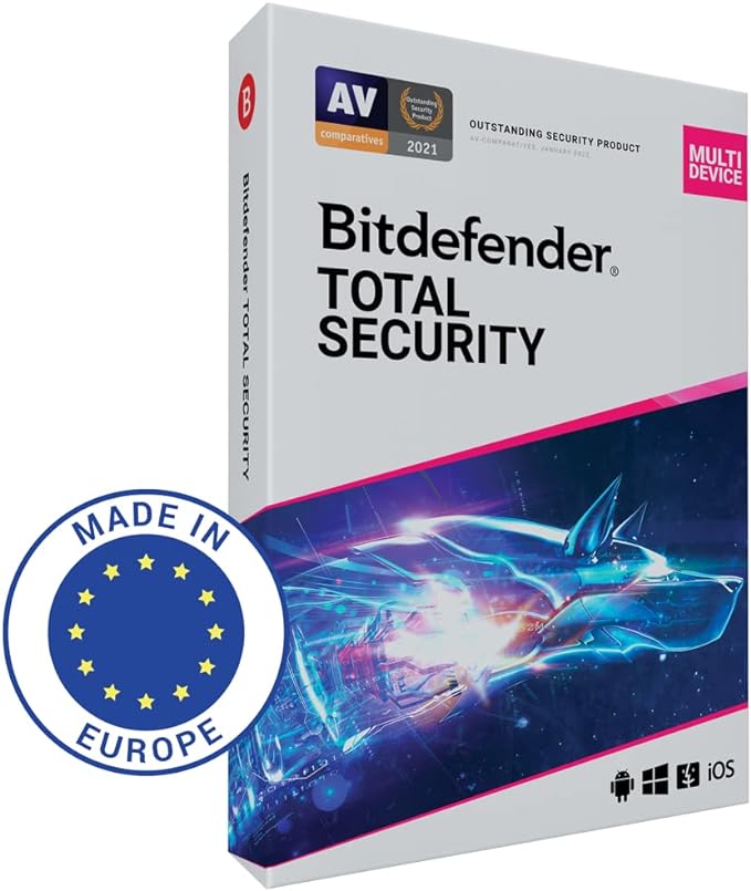 Bitdefender Total Security 2023 | 5 dispositivi |1 anno | PC/MAC | IT