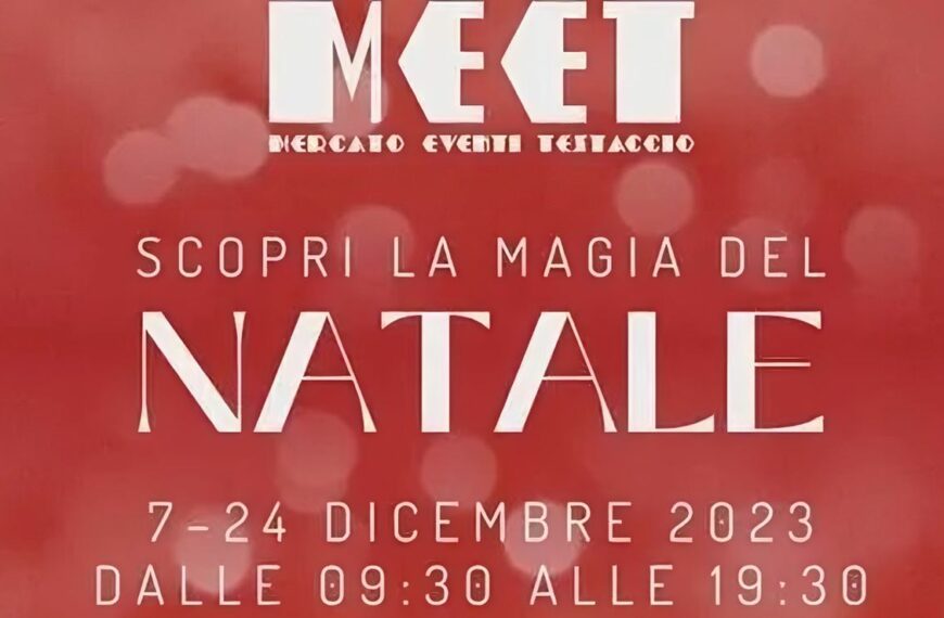 Il Natale arriva a Roma al Mercato Testaccio, dal 7…