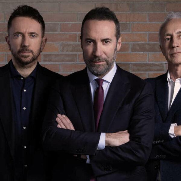 Sul canale Nove torna Accordi&Disaccordi condotto da Luca Sommi con Andrea Scanzi e Marco Travaglio