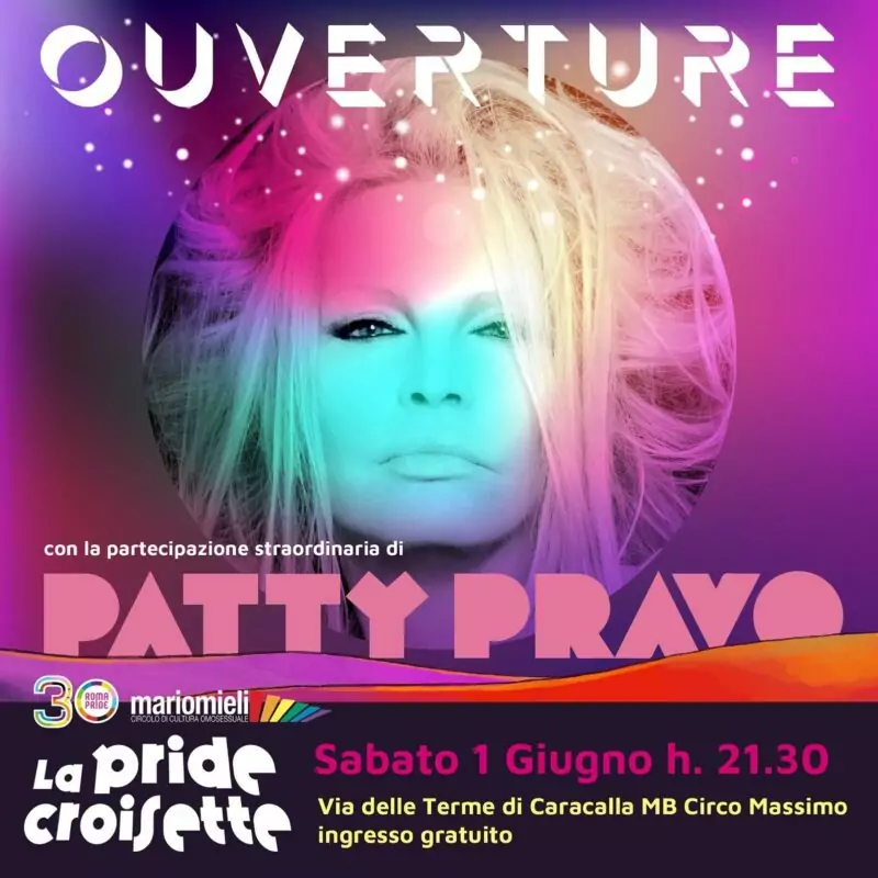 Patty Pravo Pride Croisette