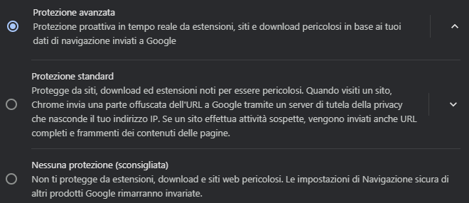 Navigazione sicura