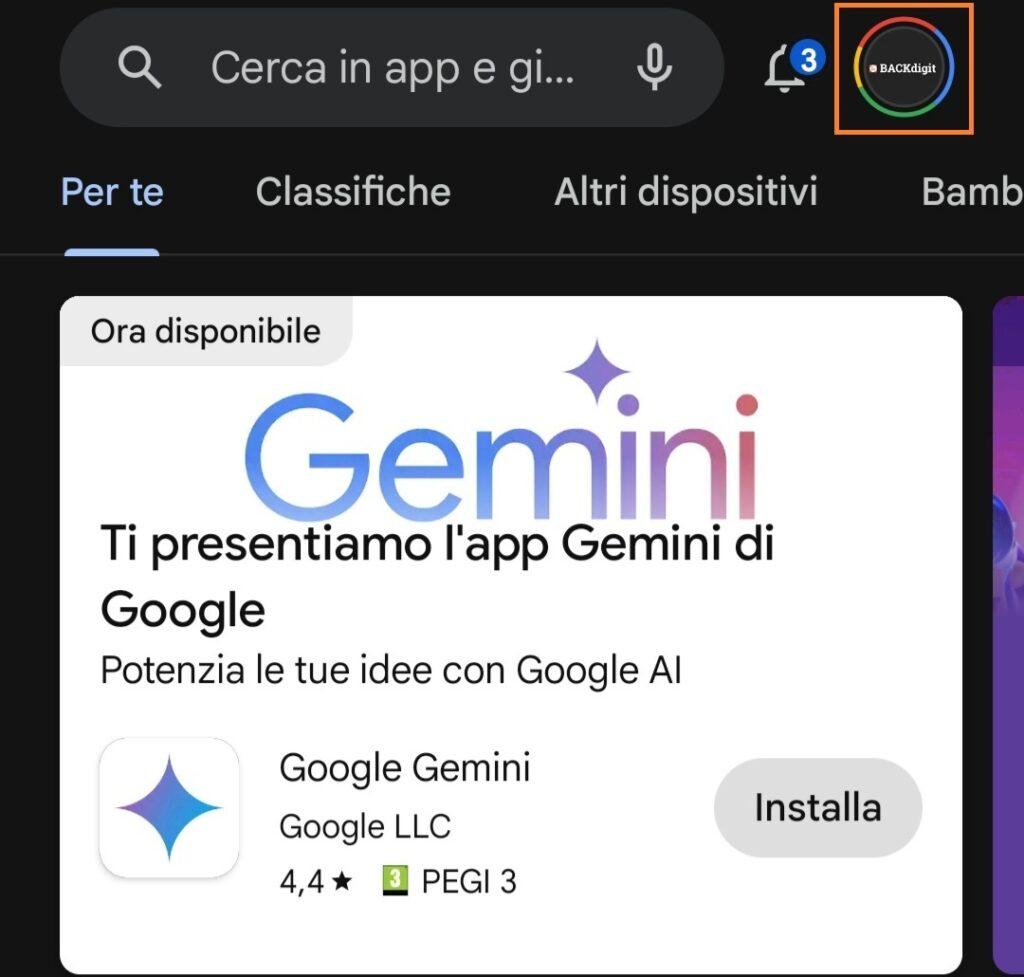 aggiornare applicazioni android