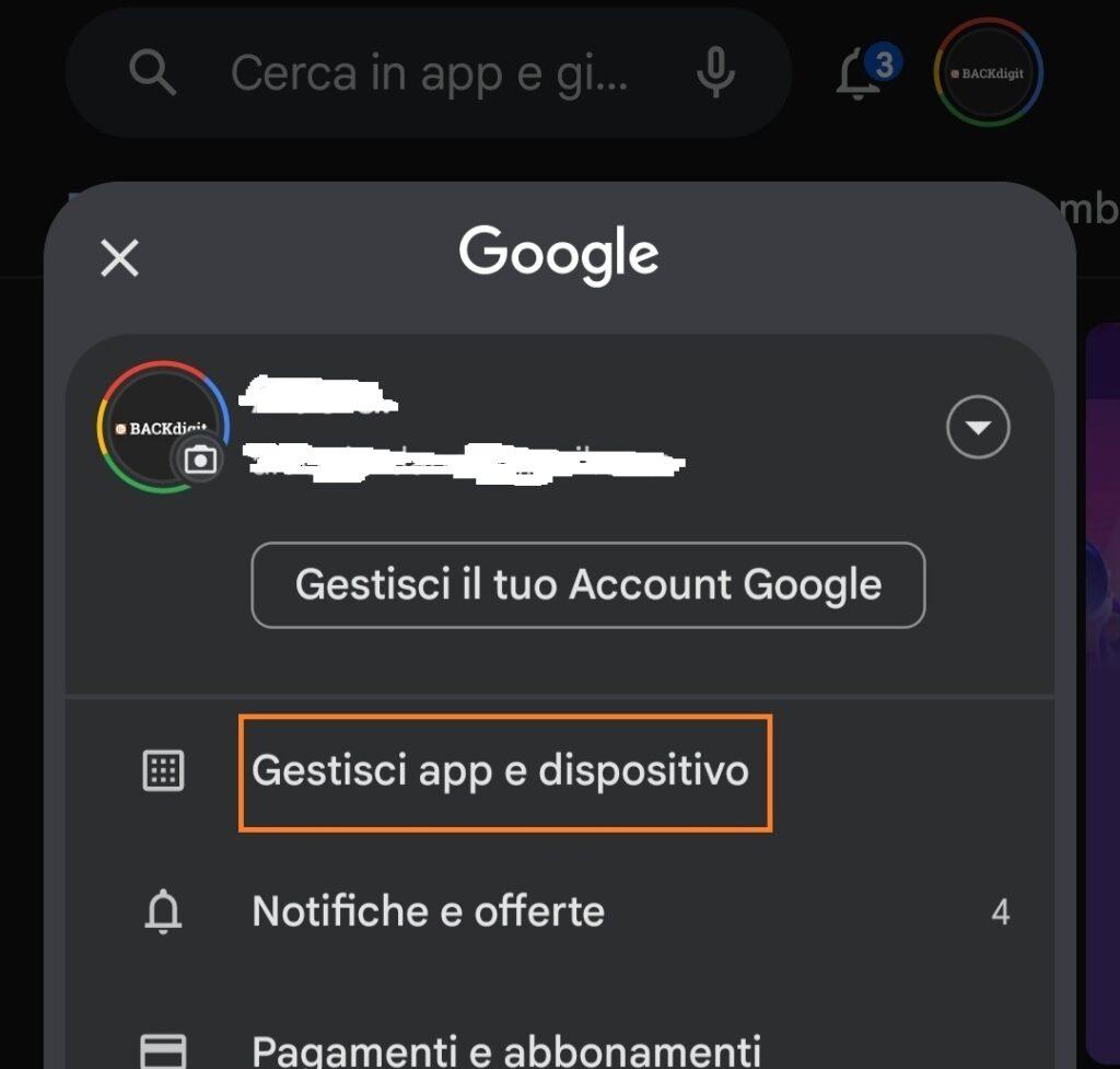 aggiornare applicazioni android