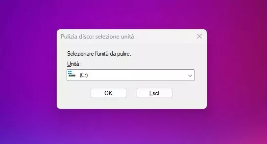 Liberare spazio Windows file temporanei