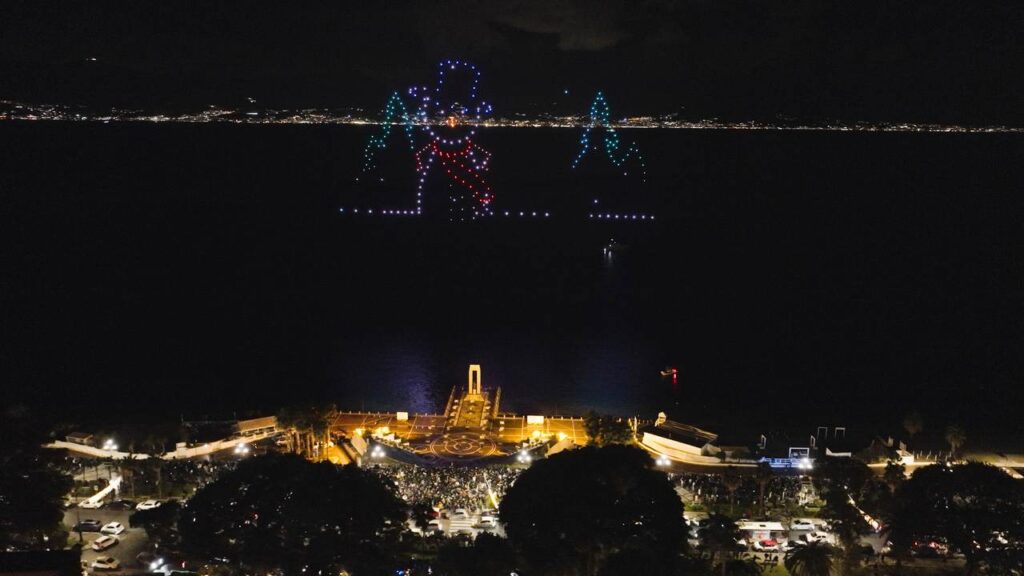 Lungomare Falcomatà Artech drone, reggio calabria, Dronisos