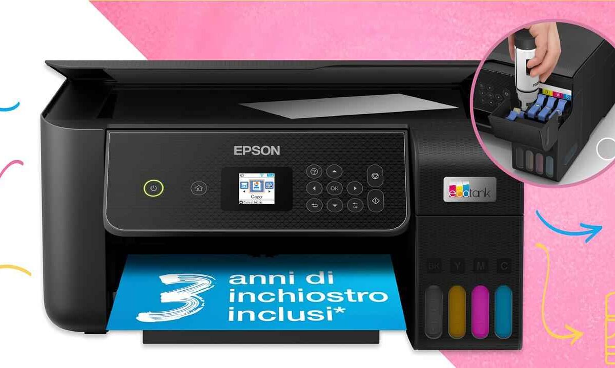 Stampanti Epson Ecotank Hp Smart Tank