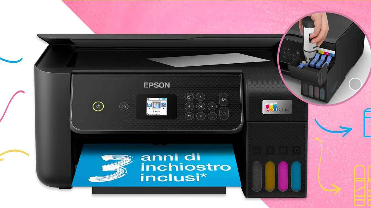 Stampanti Epson Ecotank Hp Smart Tank