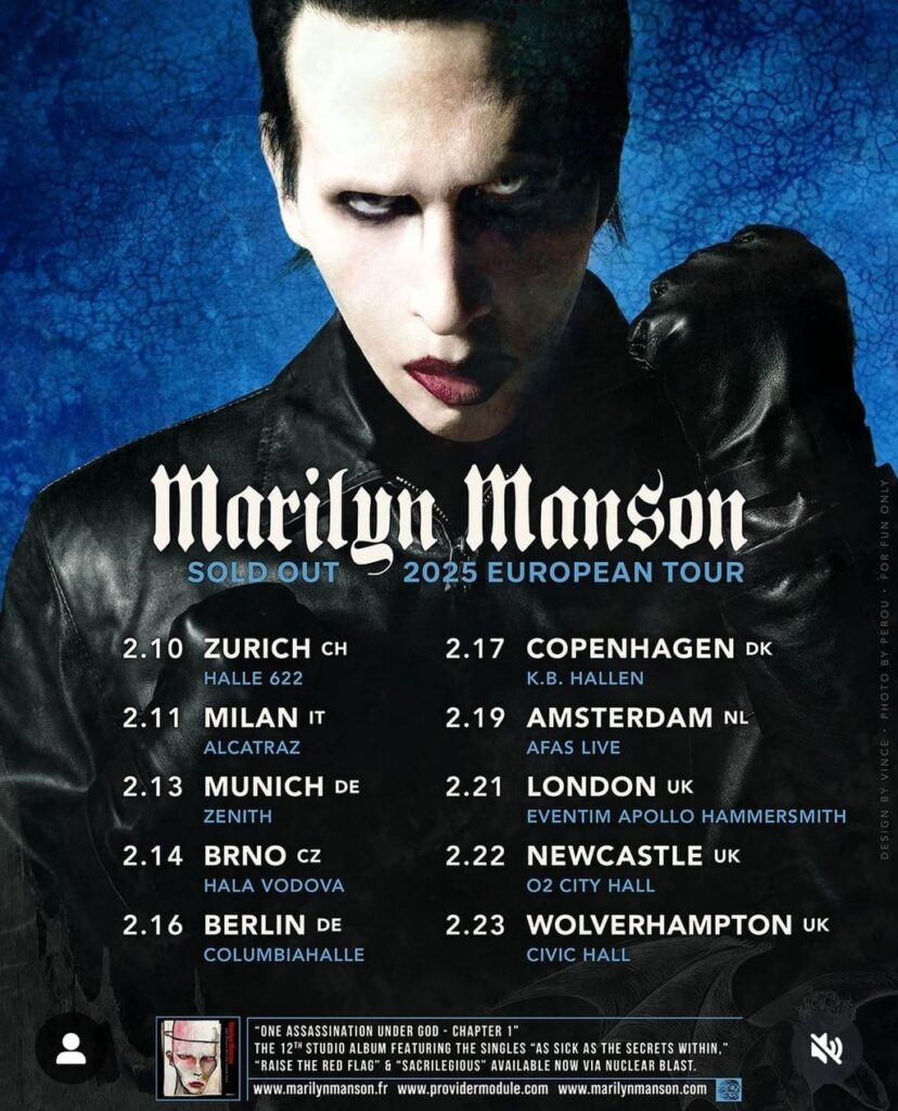 Marilyn Manson concerto Italia