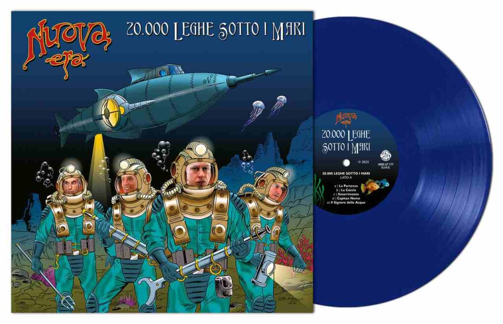 NUOVA ERA band nuovo album 20.000 Leghe sotto i Mari prog rock