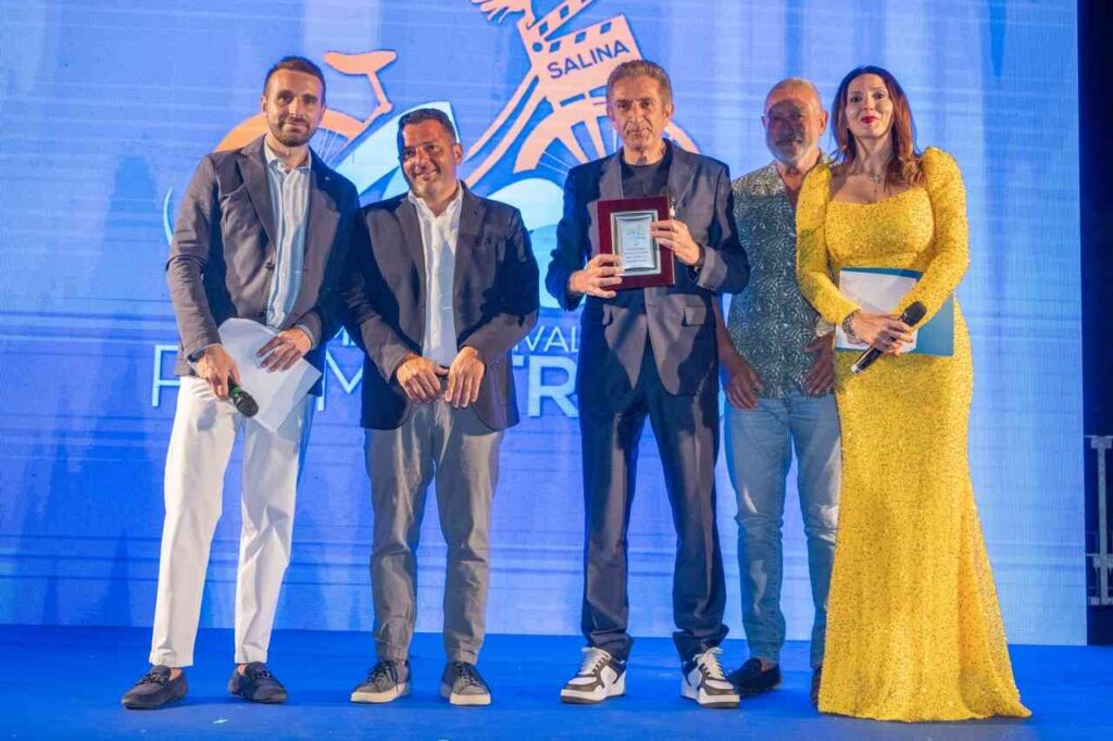 Ezio Greggio Targa Argento Massimo Troisi