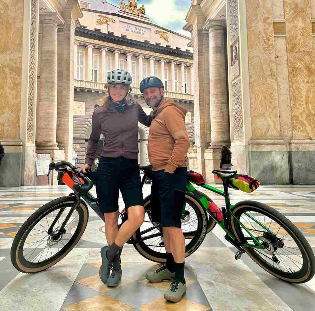 Marianella Bargilli e Paolo Bettini Giro Express