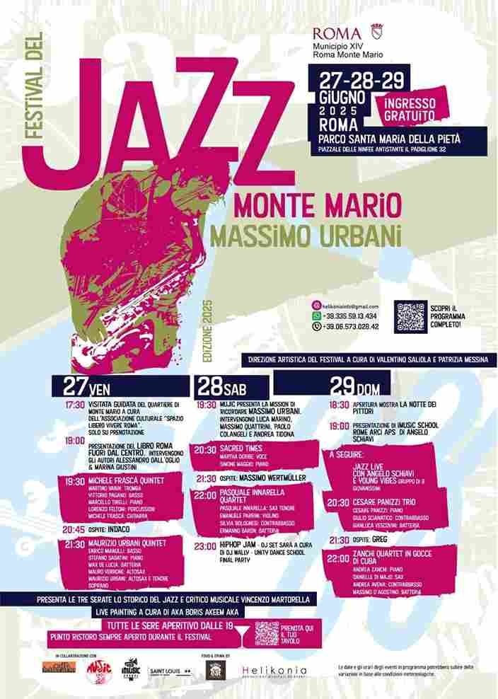 Festival Jazz Massimo Urbani Monte Mario Municipio XIV