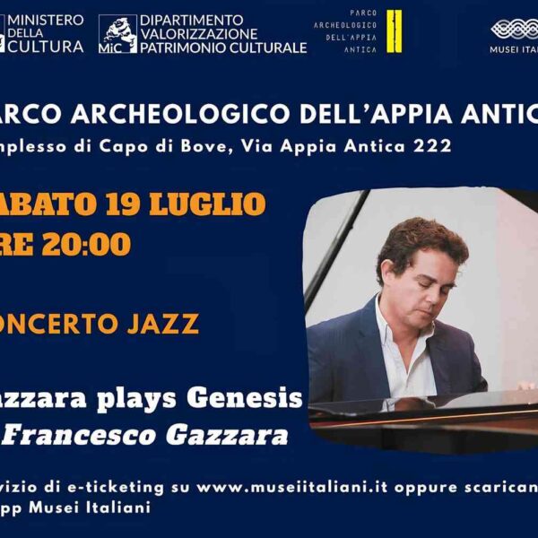 Francesco Gazzara presenta “The Lamb Lies Down On Broadway” Live Sabato 19 Luglio all’Appia in Musica!