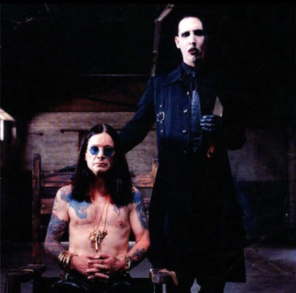 Ozzy Osbourne Marilyn Manson concerto finale