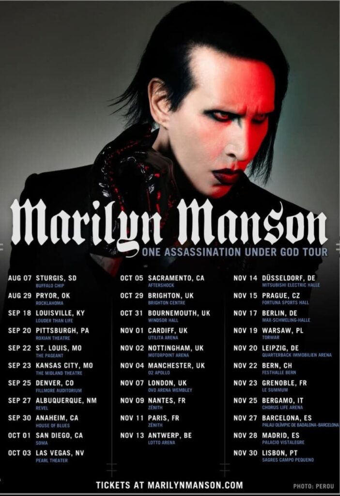 Ozzy Osbourne Marilyn Manson concerto finale