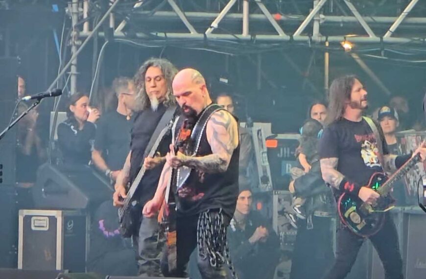 esibizione degli Slayer a Villa Park