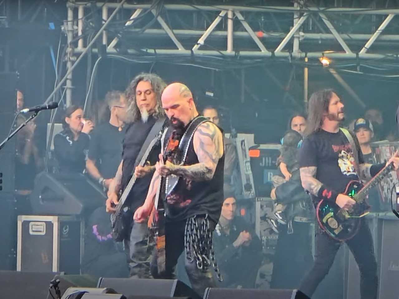esibizione degli Slayer a Villa Park