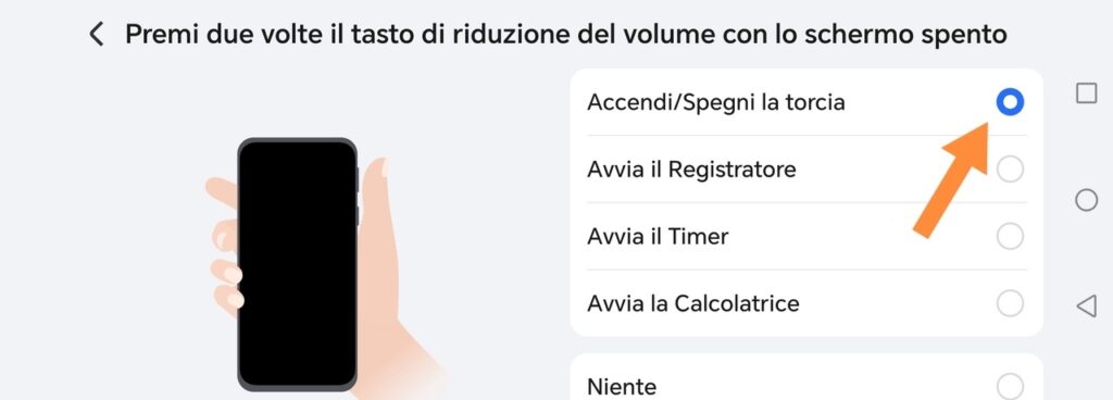 Trucchi per accendere la torcia Tutti i modi per accendere la torcia sullo smartphone