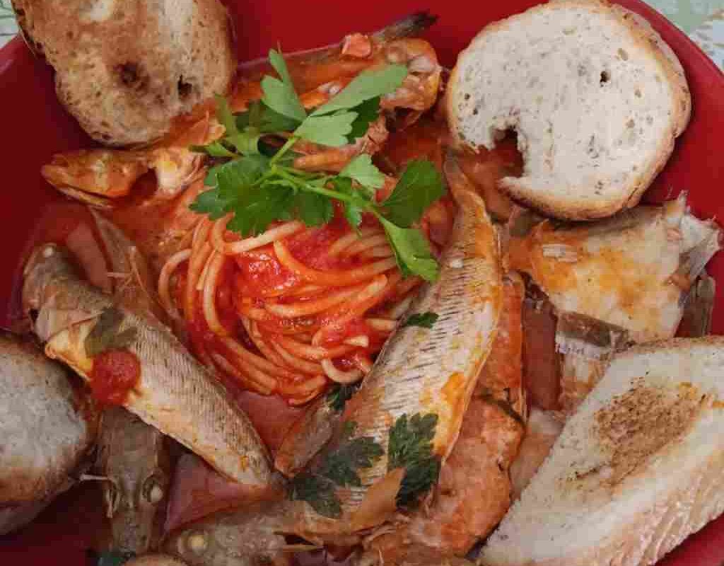 spaghetti al coccio di Gaeta