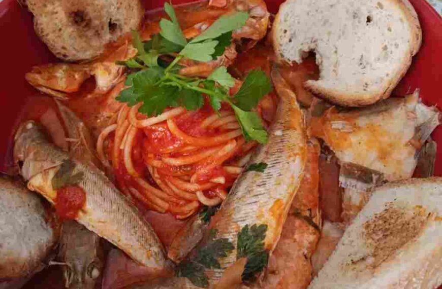 spaghetti al coccio di Gaeta