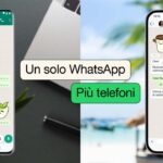 WhatsApp su due telefoni