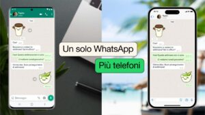 WhatsApp su due telefoni