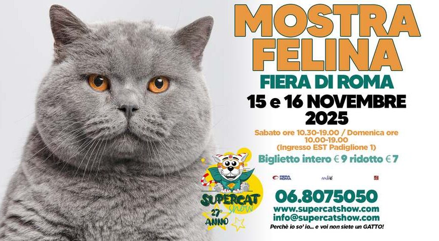 SuperCat Show 2025 alla Fiera di Roma