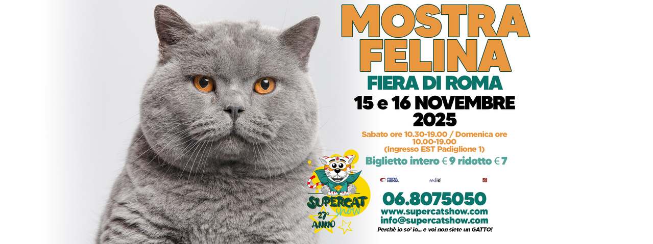 SuperCat Show 2025 alla Fiera di Roma
