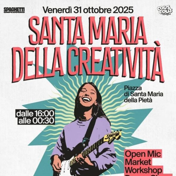 Santa Maria della Creatività: venerdí 31 ottobre a Roma con i Santi Francesi e Samuel