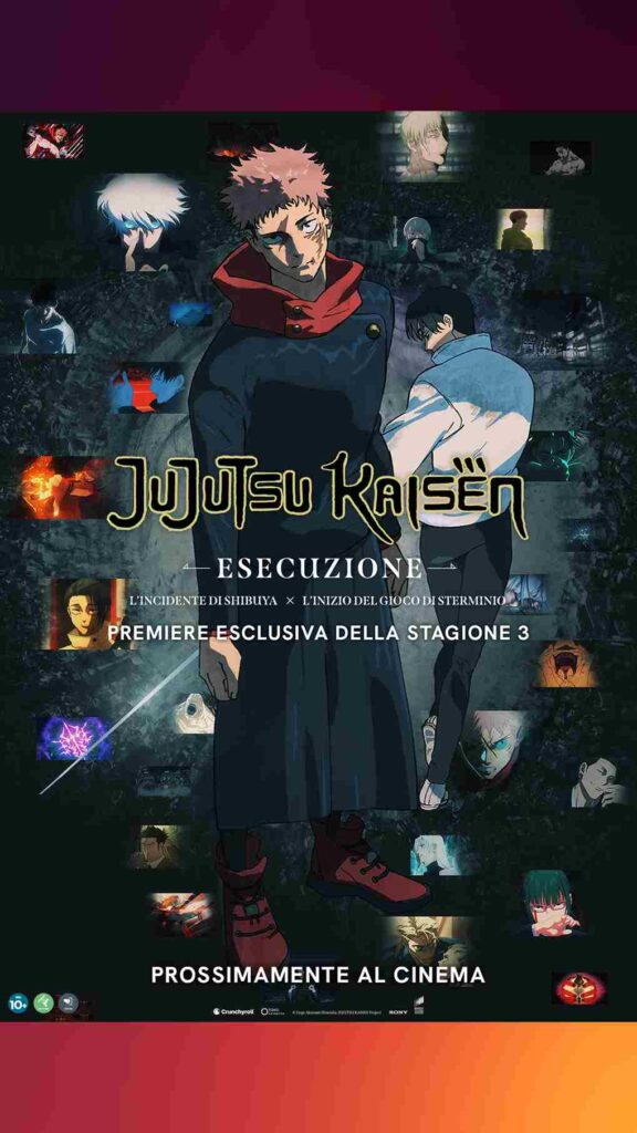 JUJUTSU KAISEN: Esecuzione al cinema