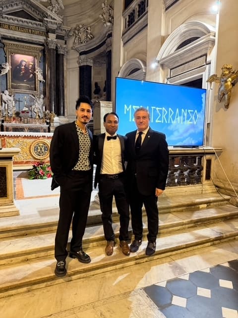 Chiesa degli Artisti Maverick Lo Bianco trilogia Mediterraneo Liam Payne Gianni Versace