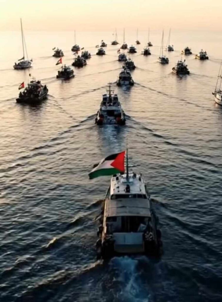 Flottilla verso Gaza Global Sumud Flotilla  missione umanitaria via mare 