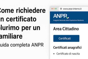 richiedere un certificato plurimo