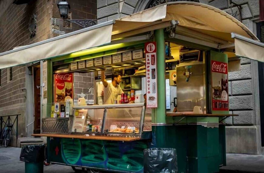 mangiare cibo da strada in Italia