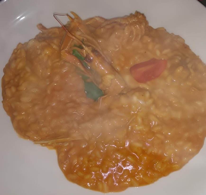 Menù di Natale risotto crema di scampi
