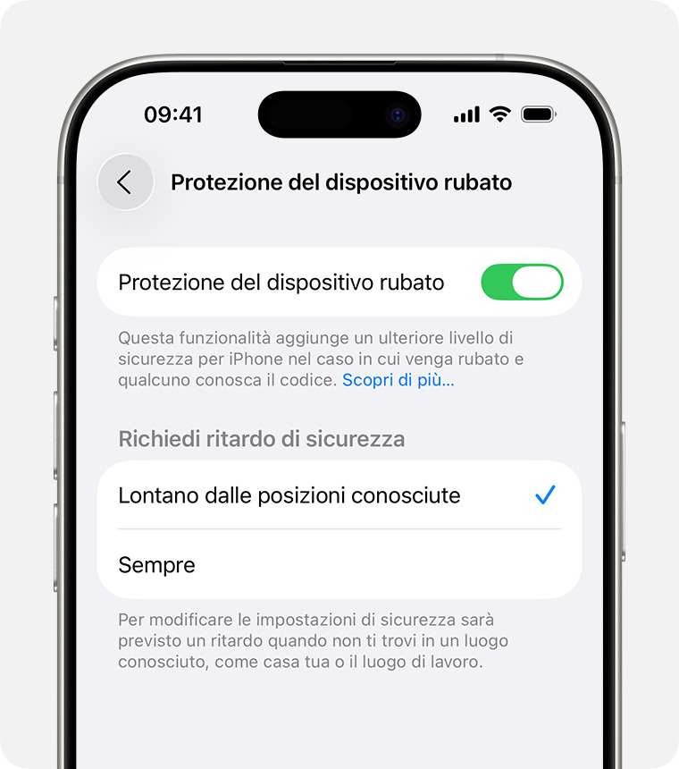 iPhone rubato