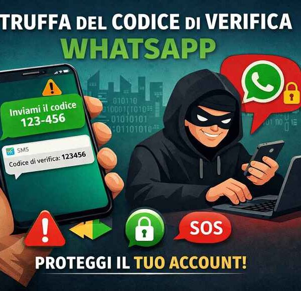 Truffa del codice di verifica WhatsApp: come gli hacker ti rubano l’account e come proteggerti