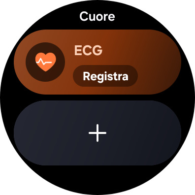 Schermata avvio ECG Galaxy Watch 4