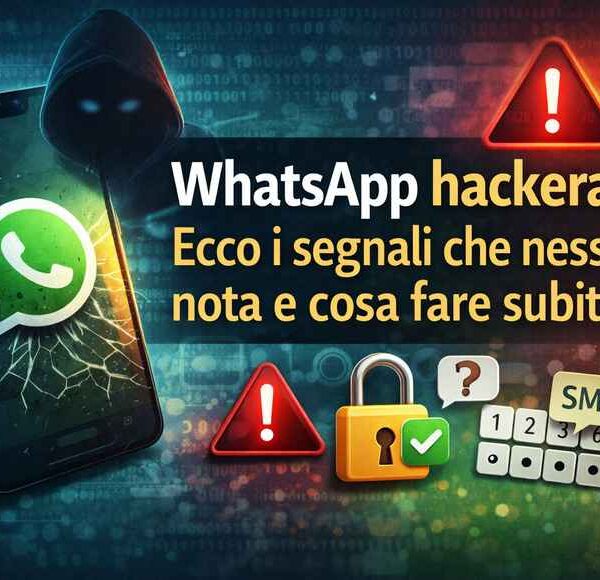 Attenzione: il tuo WhatsApp potrebbe essere hackerato senza che tu lo sappia